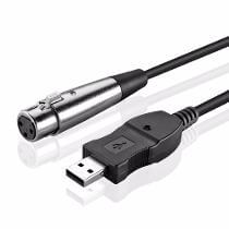 Convertidor XLR o plug  a USB 